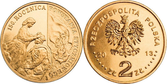 2 zł GN, 150 rocznica powstania styczniowego, 2013