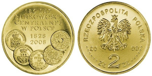 2 zł GN, 180 lat bankowości centralnej w Polsce, 2009