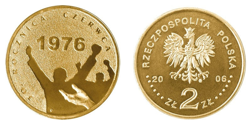 2 zł GN, 30 rocznica Czerwca `76, 2006