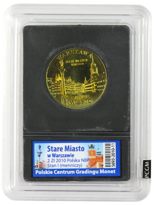 2 zł GN, Miasta w Polsce – Stare Miasto w Warszawie, 2010, slab PCGM