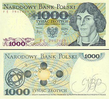 Banknot 1000 zł 1982 rok